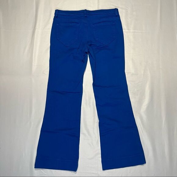 Robert Rodriguez Mid Rise Flare Bootcut Bright Blue Jeans 2 - Picture 5 of 10